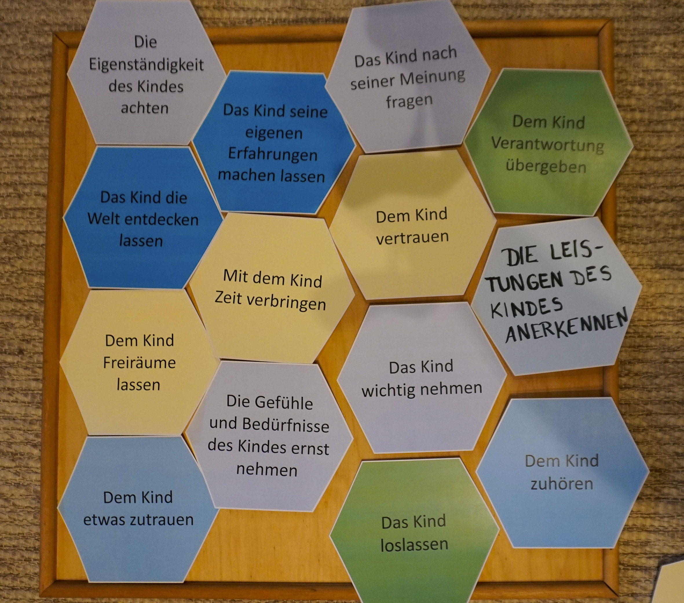 Die ausgew&auml;hlten Themenkarten als Inspiration f&uuml;r Eltern. Foto: Sebastian Keber