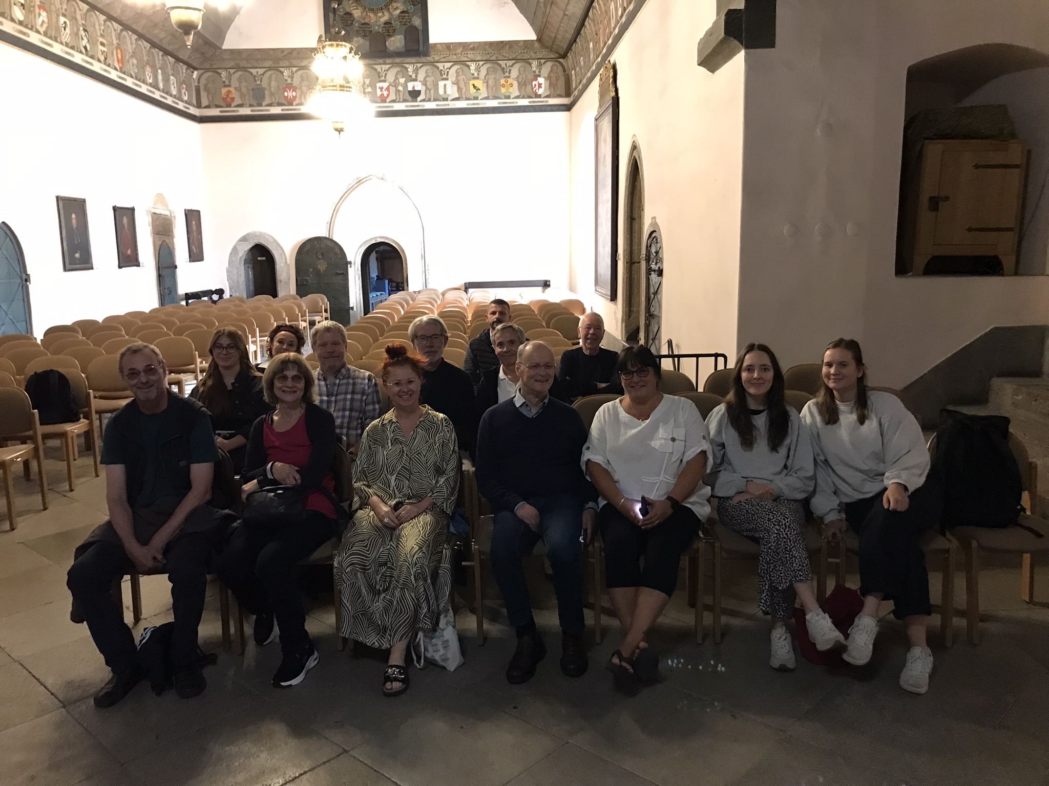 Im Rathaus Mühlhausen. Foto: Maluga